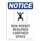 Signmission OSHA Notice Sign, 10" Height, Rigid Plastic, Non-Permit Required Sign With Symbol, Portrait OS-NS-P-710-V-15087 - alternate 1